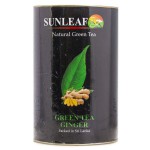 Чай зеленый, Sunleaf (Санлиф) 75 г №1 с имбирем жестяная банка